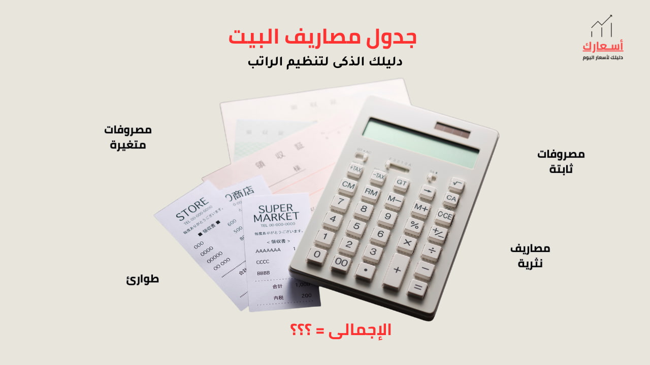جدول مصاريف البيت: دليلك الذكي لتنظيم الراتب".