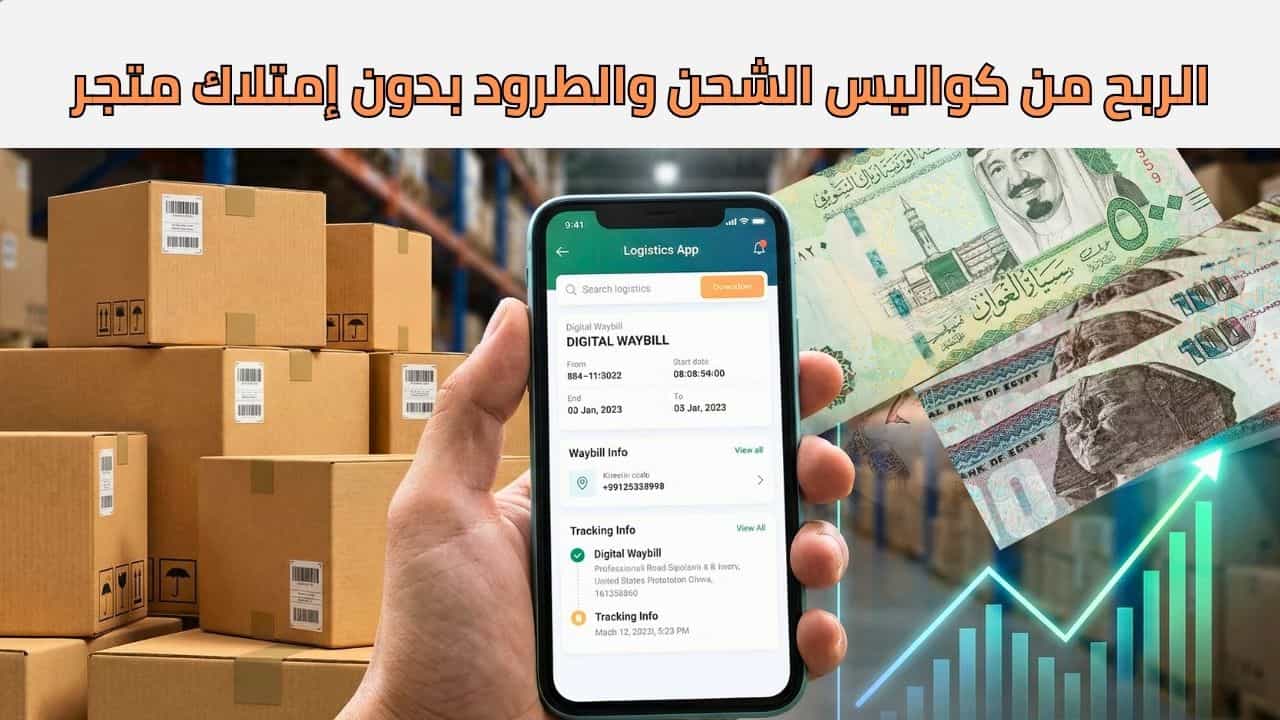 asaarak كيفية الربح من كواليس الشحن والطرود 2026 بدون إمتلاك متجر كيفية الربح من كواليس الشحن والطرود 2026